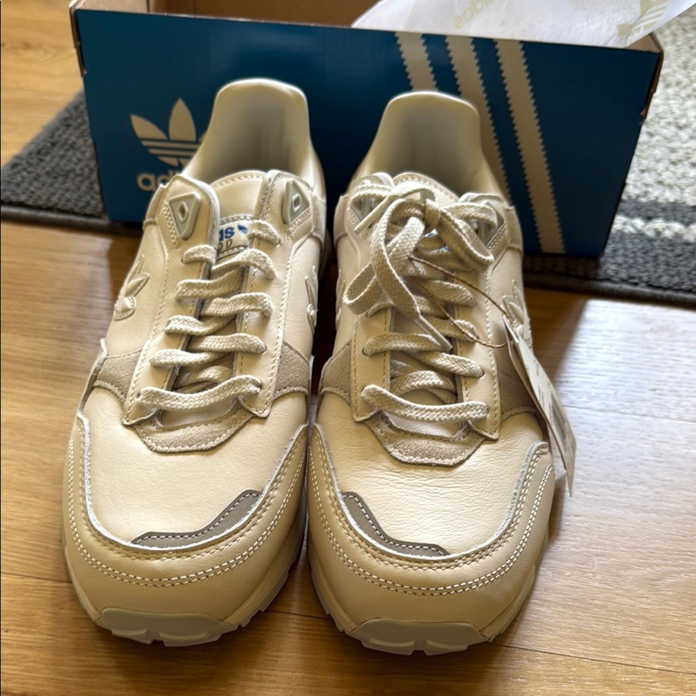 Adidas TREZIOD Cream and Gray Sneakers